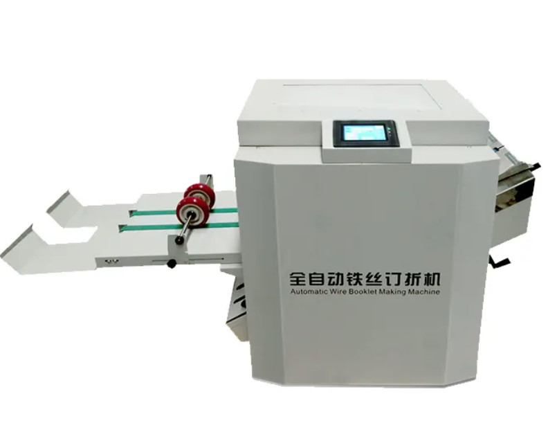 Hoge productiviteit boek draad zadel naaier maker machine 480mm max. werkbare breedte