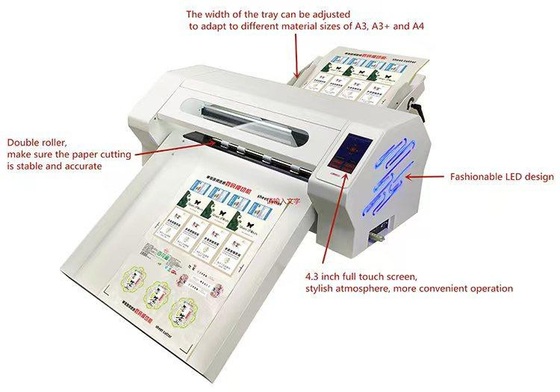 De multimachine van de Etiketsnijder met Autoblad het Voeden Systeem