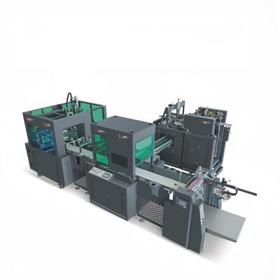 PM Automatische stijve doos die lijn 30 stks / min maakt Magnetische lade deksel doosproductie met PLC en motorkerncomponenten 20 kW