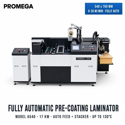 Automatische Pre-coating Film Laminatiemachine 30m/min Snelheid 157-400g Dikte Capaciteit 2000kg Gewicht 1 Jaar Garantie CN Oorsprong